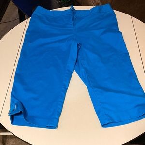 Women’s capris. Sapphire blue